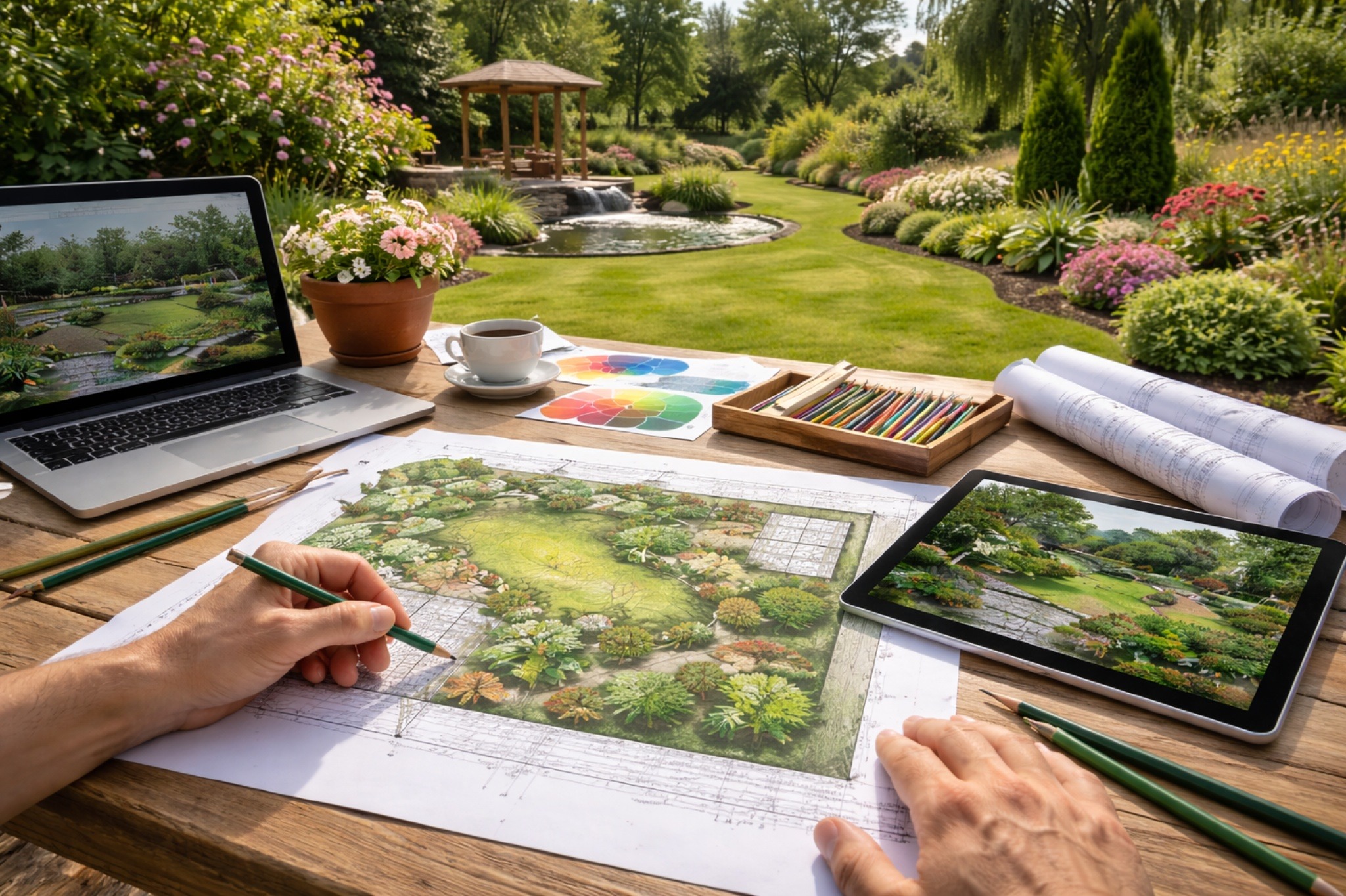 projektowanie_ogrodow_image_1_95MB plan zagospodarowania terenu, dobór roślin i materiałów, przygotowanie projektu ogrodu we Wrocławiu i okolicach